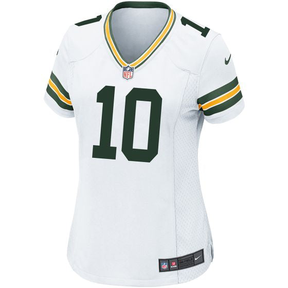 GB Packers Jersey Blanca Mujer
