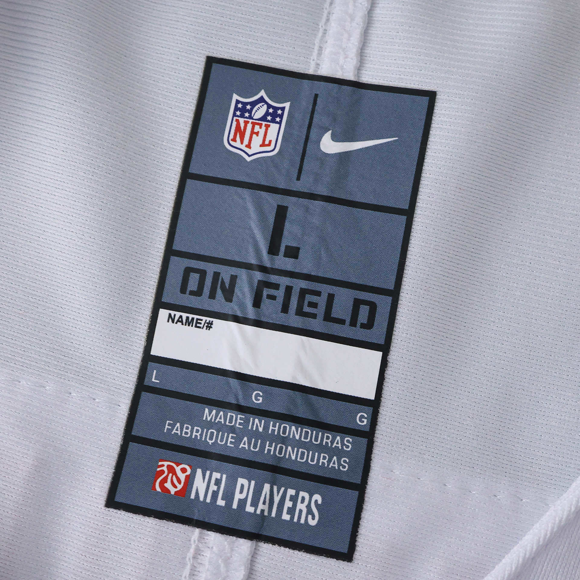 TB Buccaneers Jersey Blanca Alternativa
