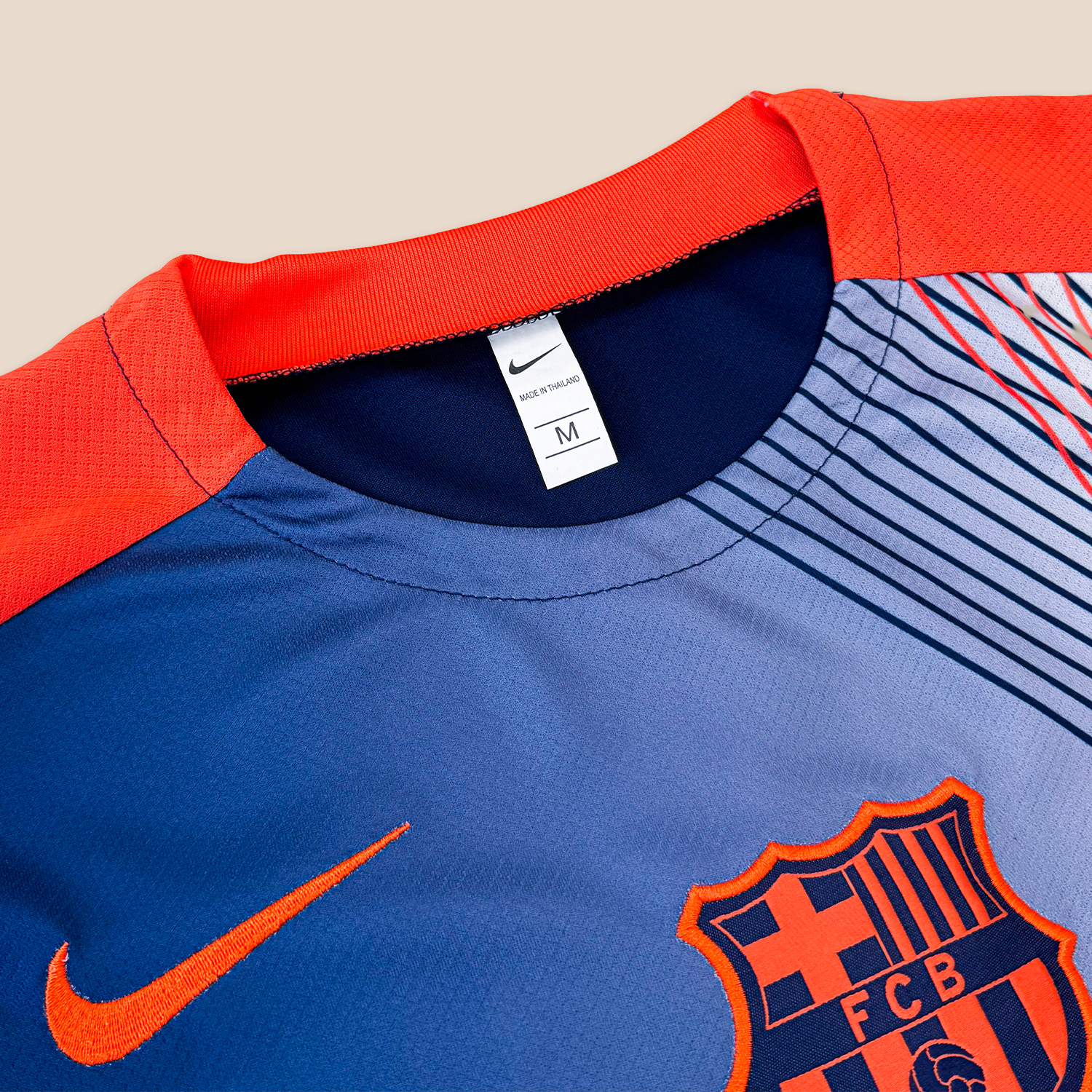 FC Barcelona Entrenamiento Azul Corta