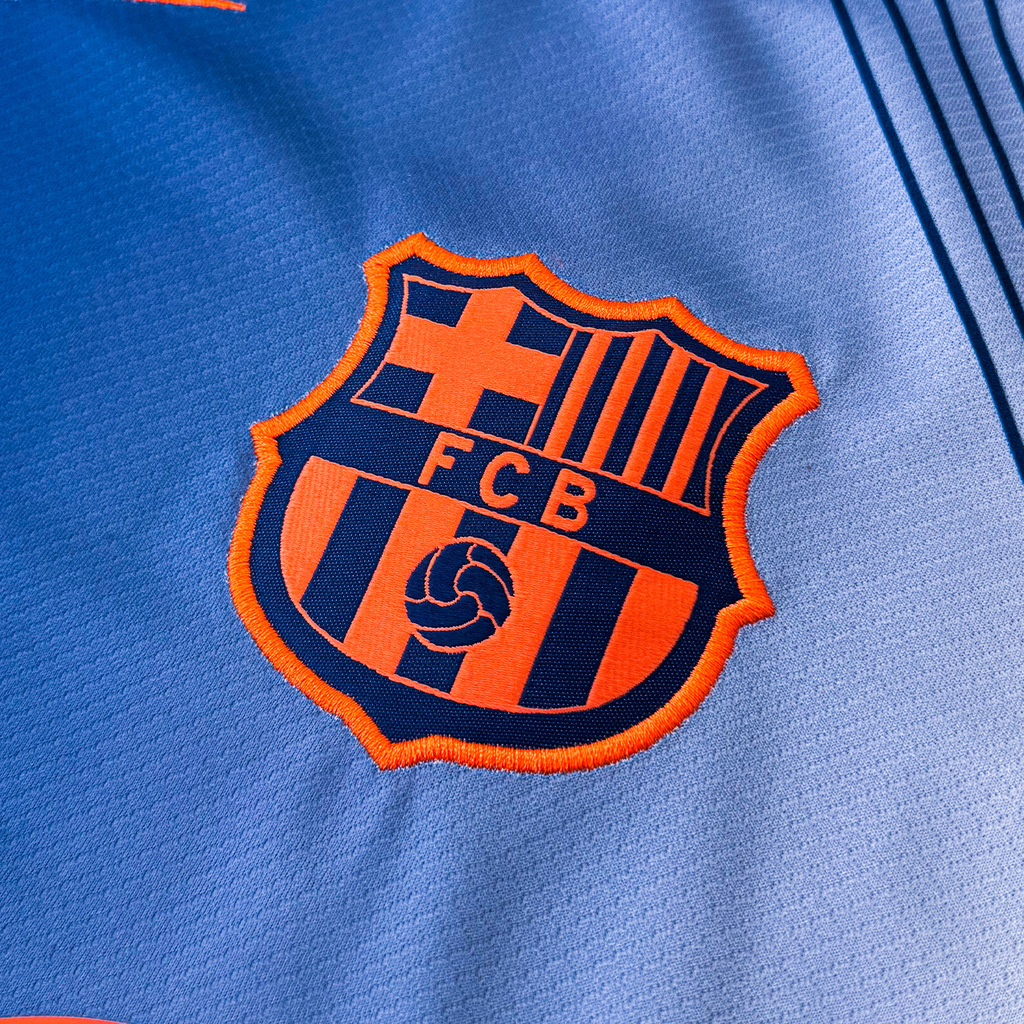 FC Barcelona Entrenamiento Azul Corta