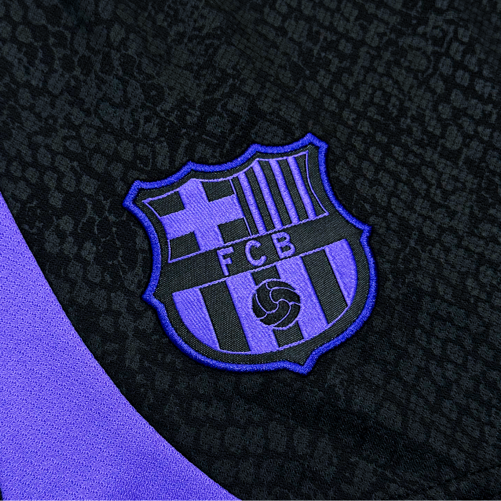 FC Barcelona Entrenamiento Negro Corta