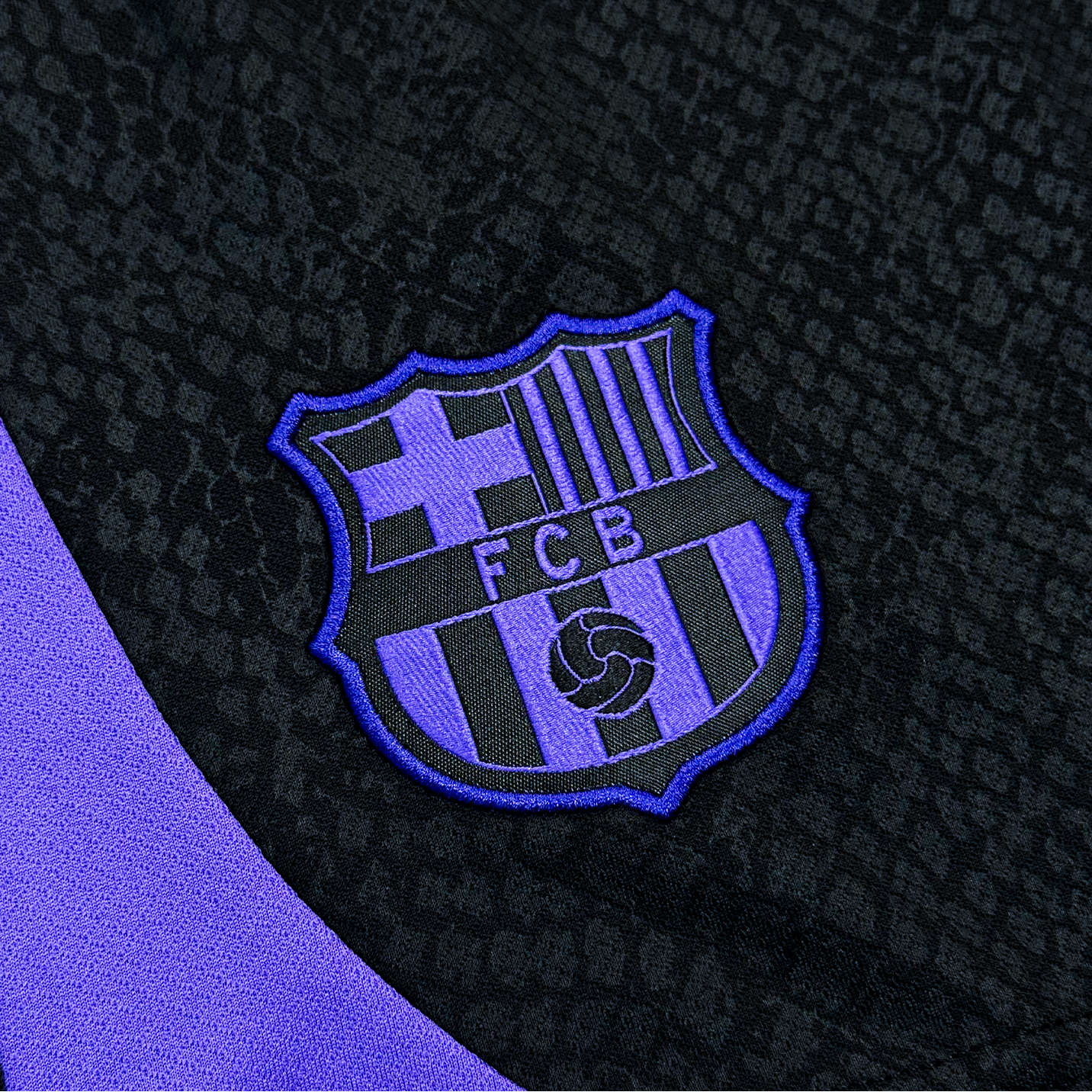 FC Barcelona Entrenamiento Negro Corta