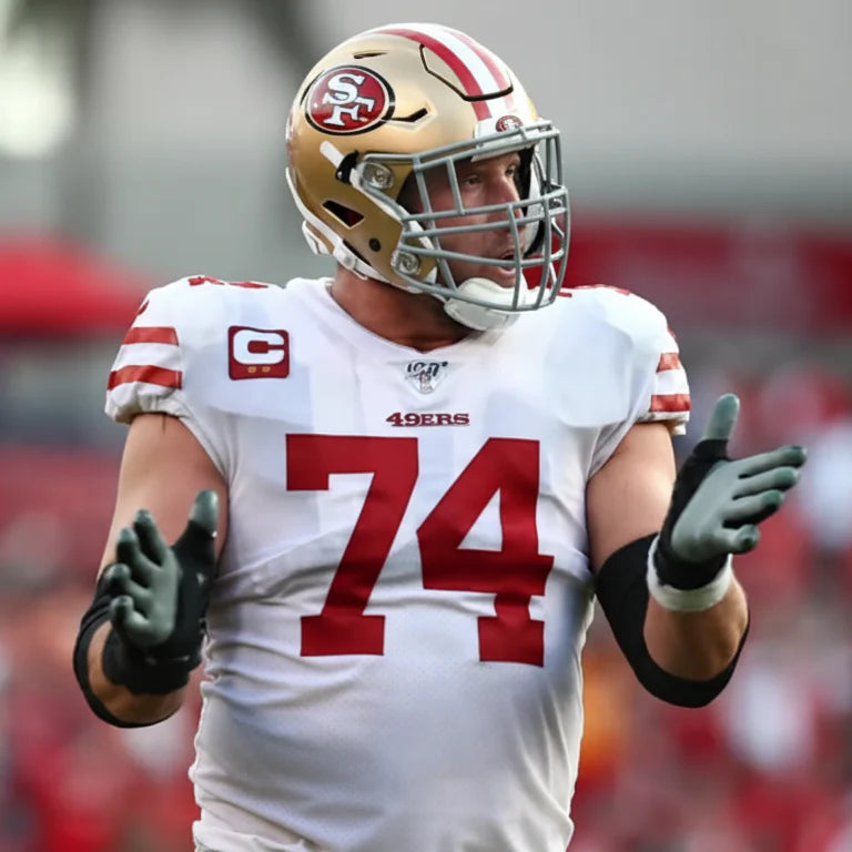 SF 49ers Jersey Blanca