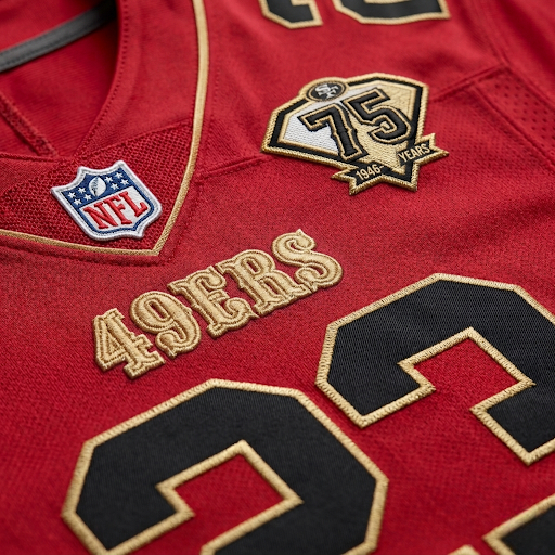 SF 49ers 75 Aniversario Jersey