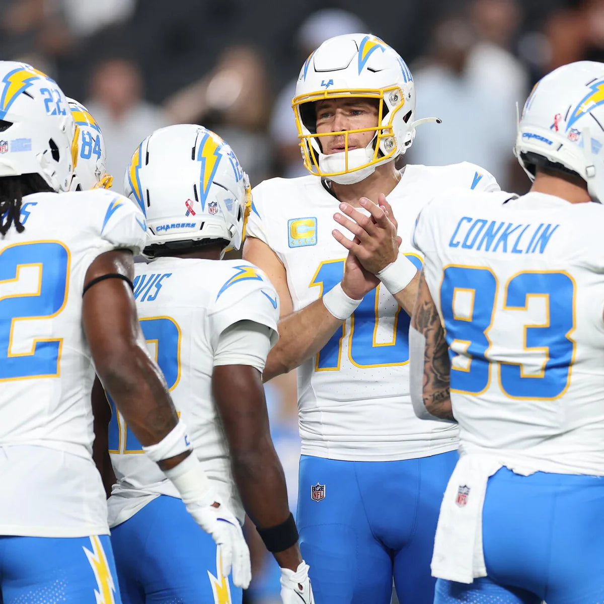 LA Chargers Jersey Blanca