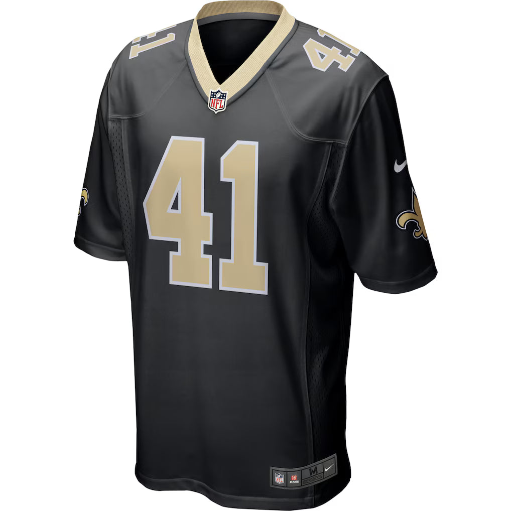 NO Saints Jersey Negra