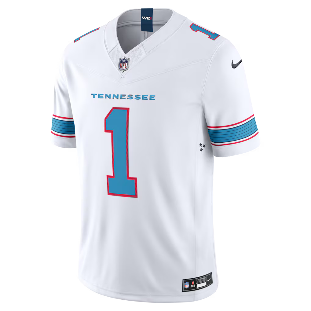 TEN Titans Jersey Blanca 2026