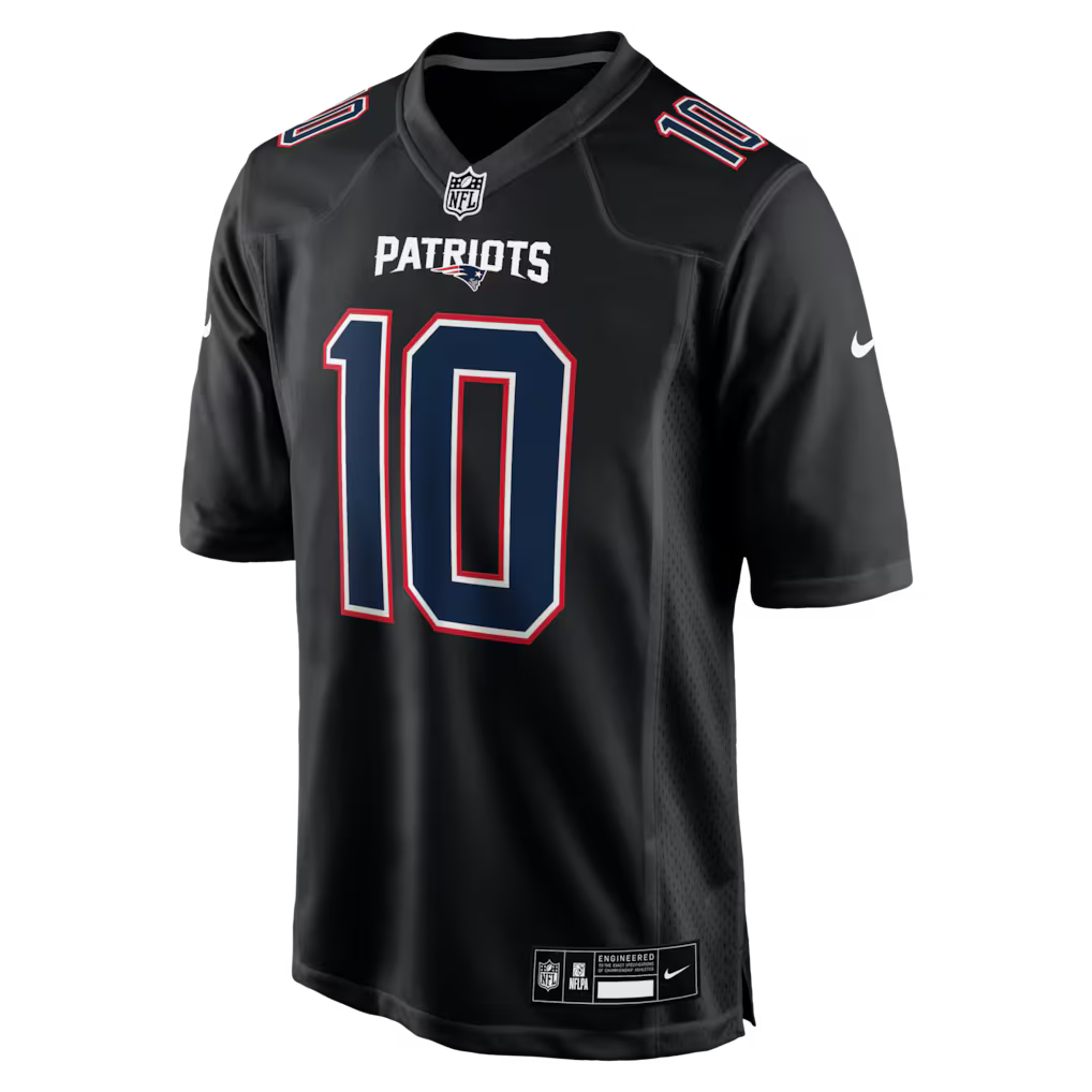 NE Patriots Jersey Carbon Black