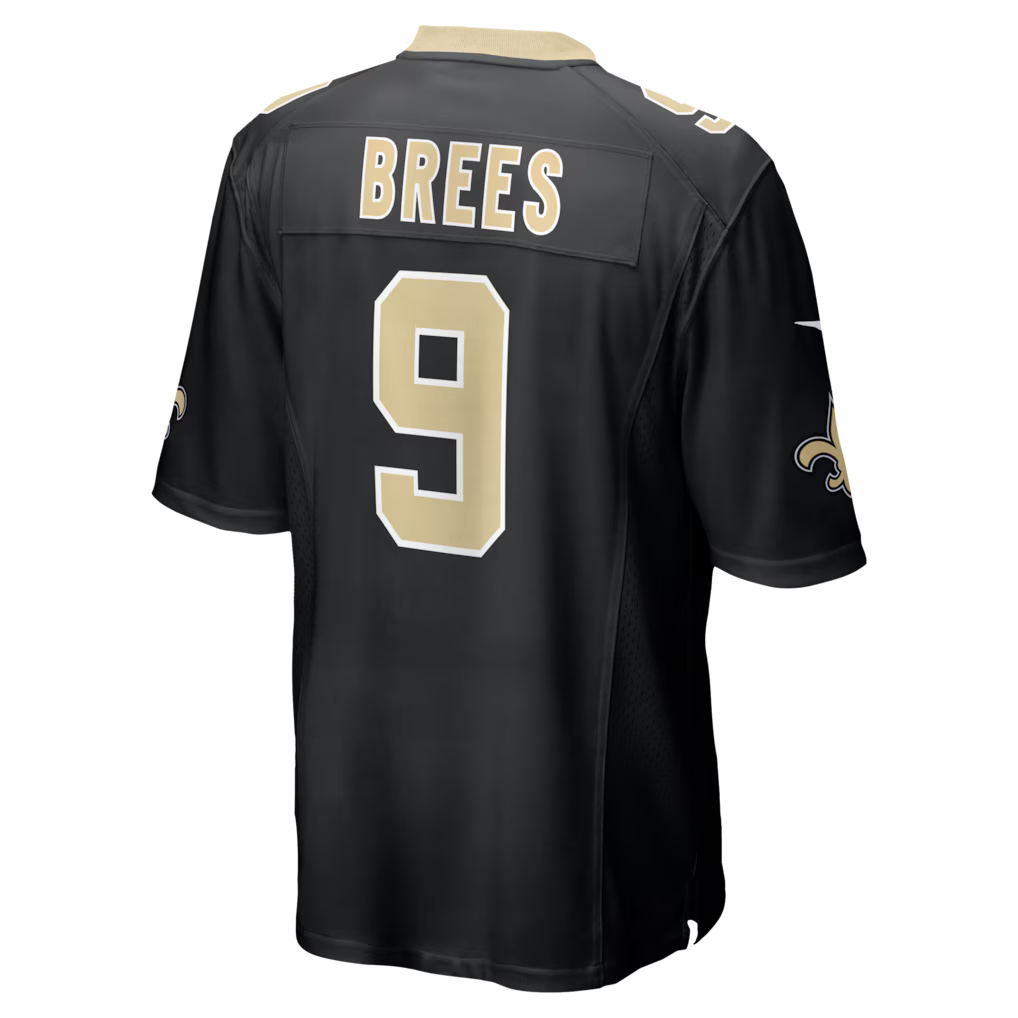 NO Saints Jersey Negra