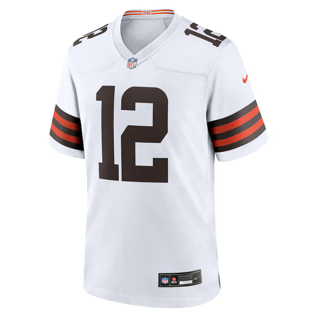 CLE Browns Jersey Blanca