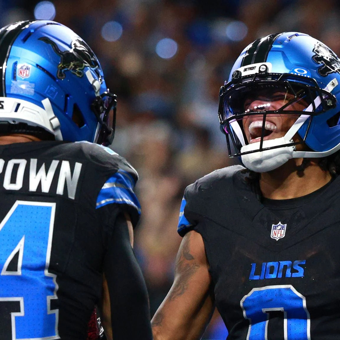 DET Lions Jersey Negra