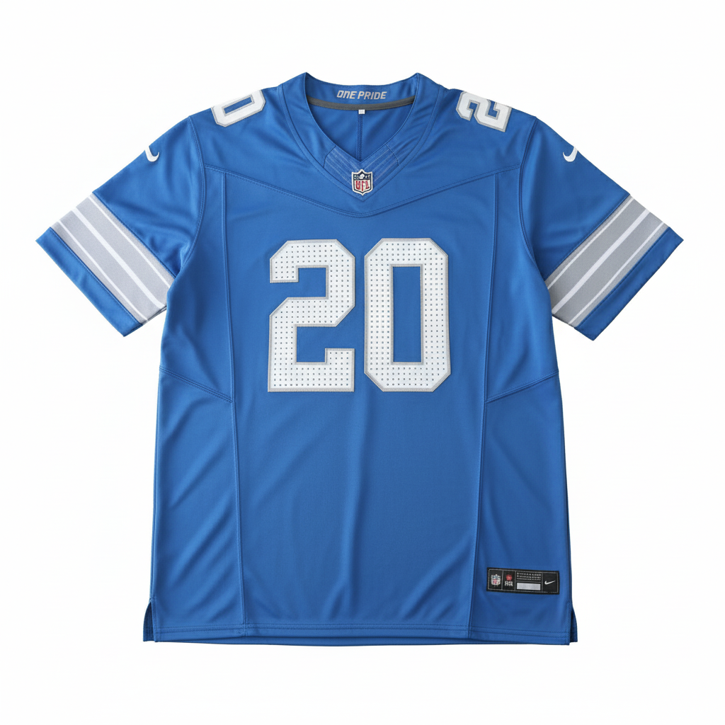 DET Lions Jersey Azul