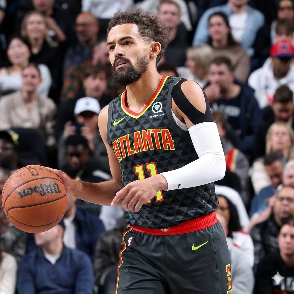 ATL Hawks Jersey Red & Black 2