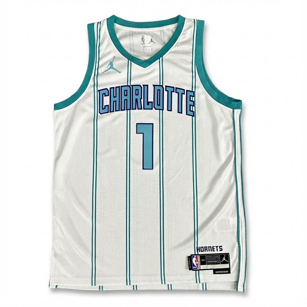 CHA Hornets Jersey White