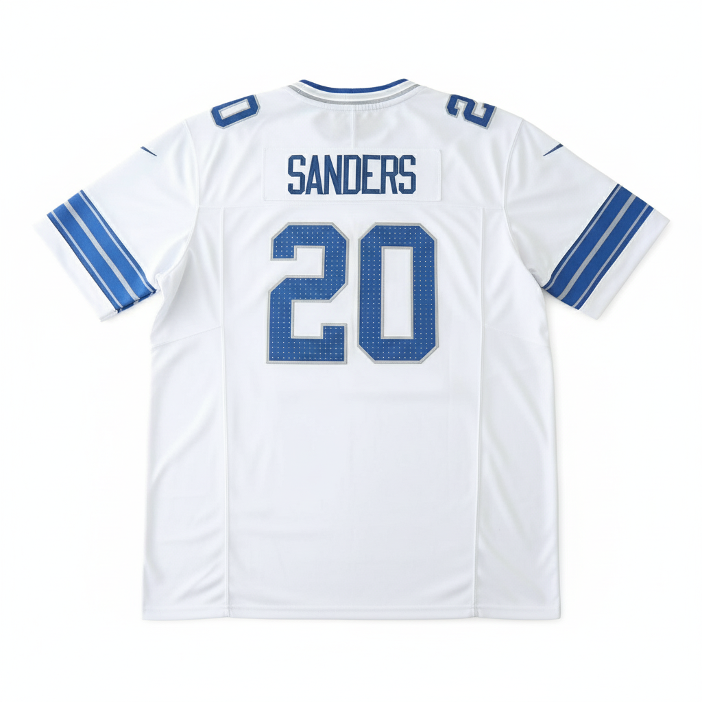 DET Lions Jersey Blanca