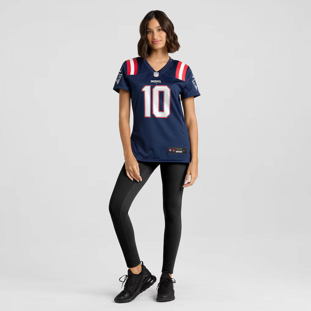 NE Patriots Jersey Azul Mujer