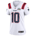 NE Patriots Jersey Blanca Mujer