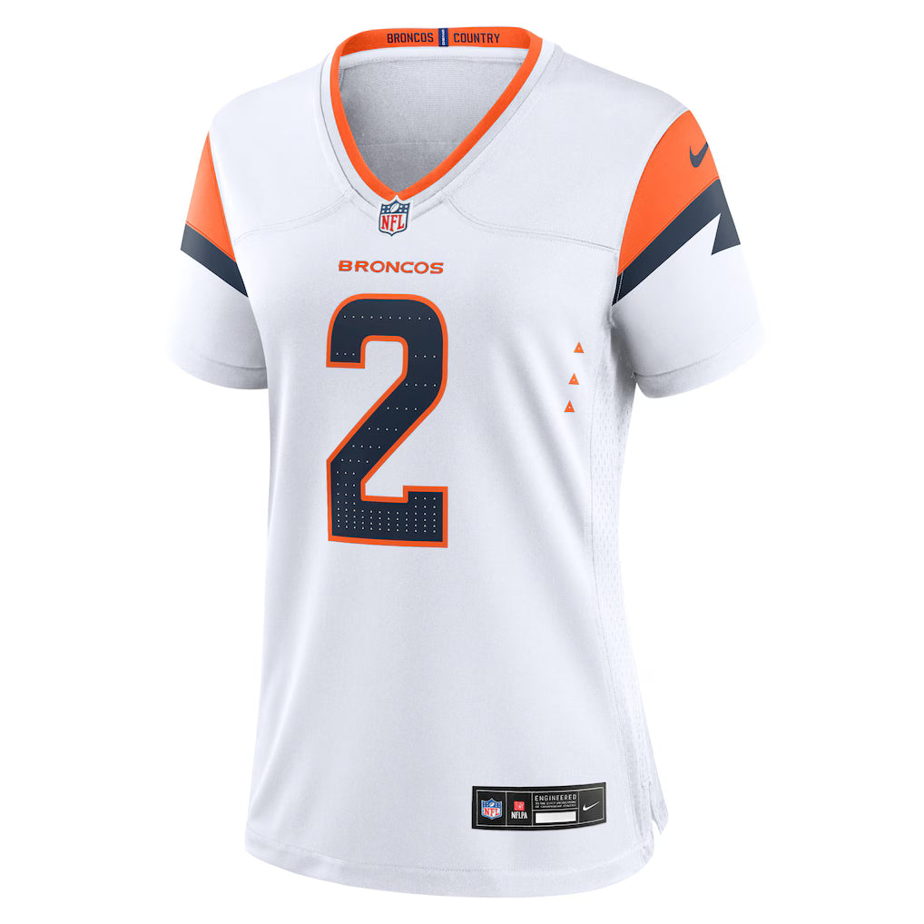 DEN Broncos Jersey Blanca